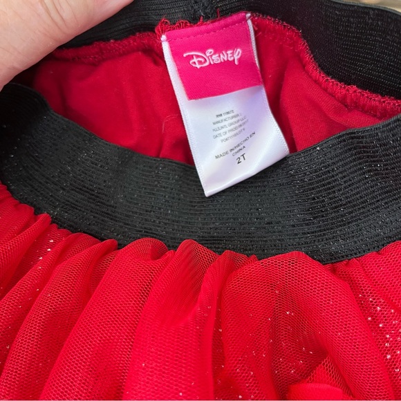 Red sparkle tutu with bows - Picture 4 of 4